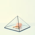 Glass Pyramid Display Case – Crystal & Jewelry Display