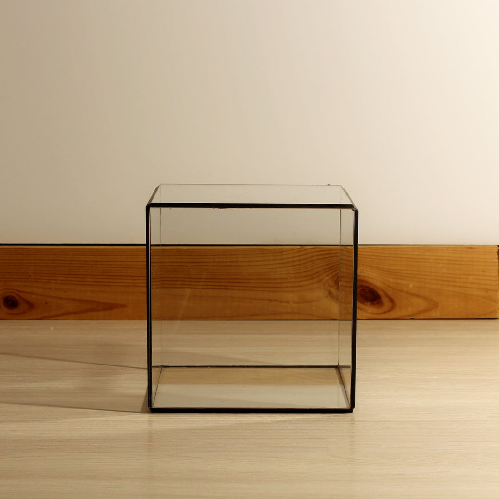 Glass Cube Showcase, Square Glass Display Case, Jewelry Display Box, Photo Box, Sculpture Case, Collectibles Storage, Wedding Decor, Custom Sizes Available