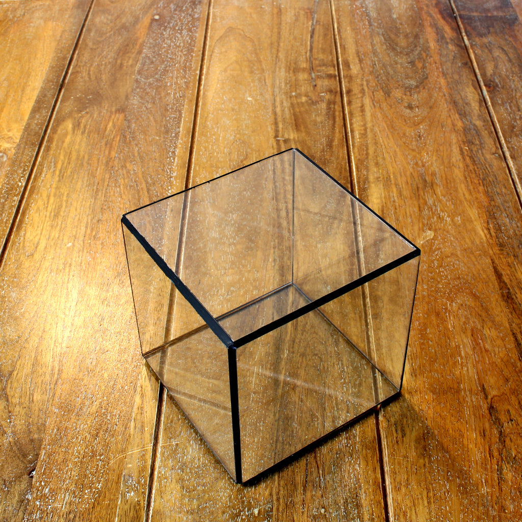 Glass Cube Showcase, Square Glass Display Case, Jewelry Display Box, Photo Box, Sculpture Case, Collectibles Storage, Wedding Decor, Custom Sizes Available