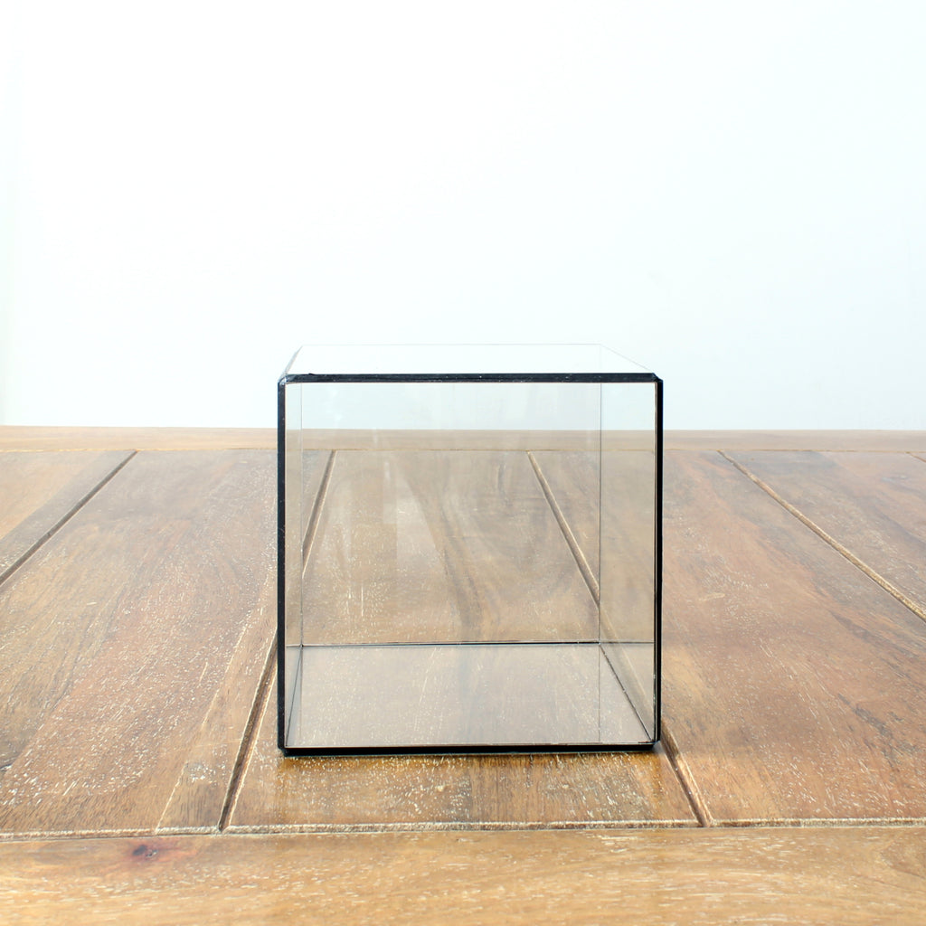 Glass Cube Showcase, Square Glass Display Case, Jewelry Display Box, Photo Box, Sculpture Case, Collectibles Storage, Wedding Decor, Custom Sizes Available