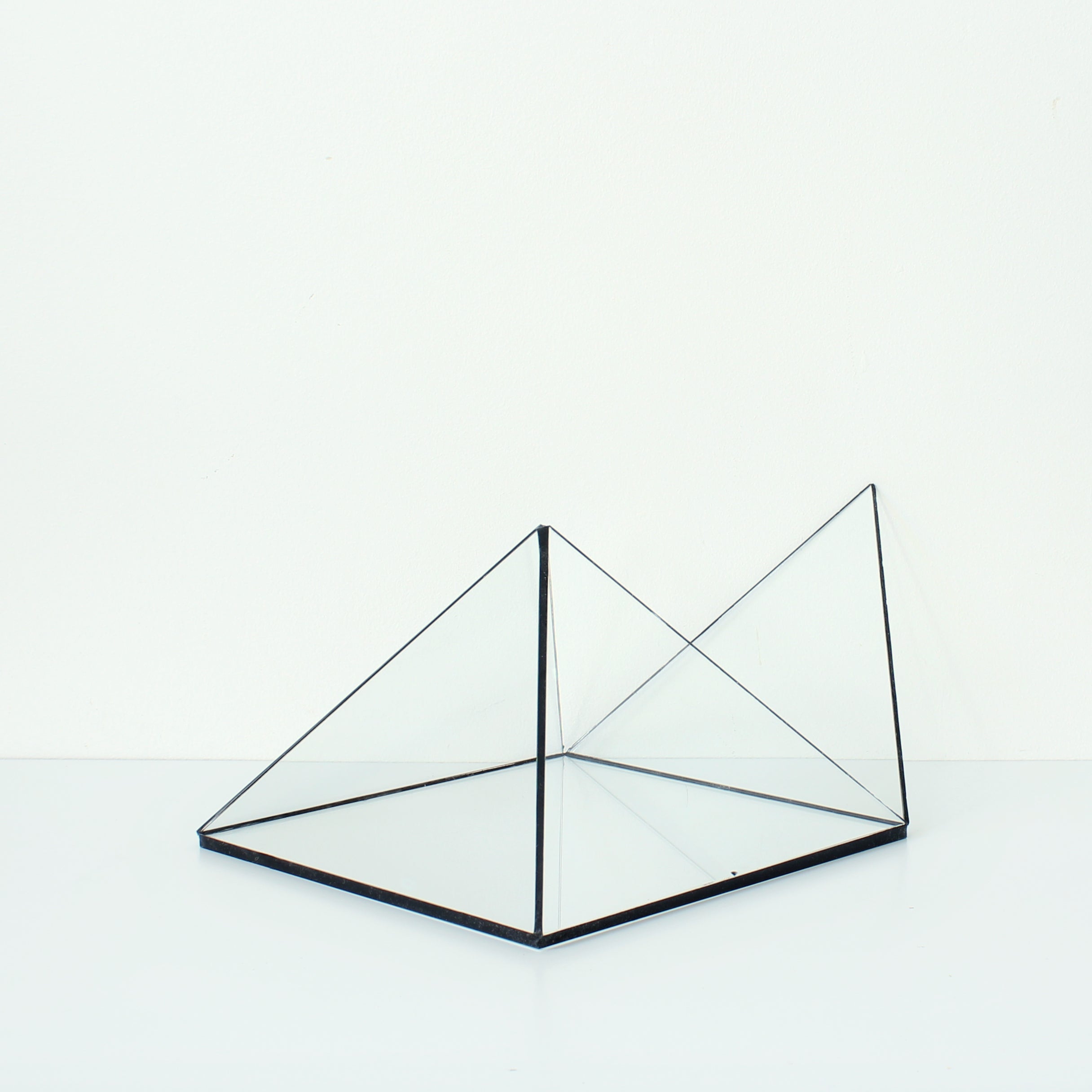 Glass Pyramid Display Case – Crystal & Jewelry Display