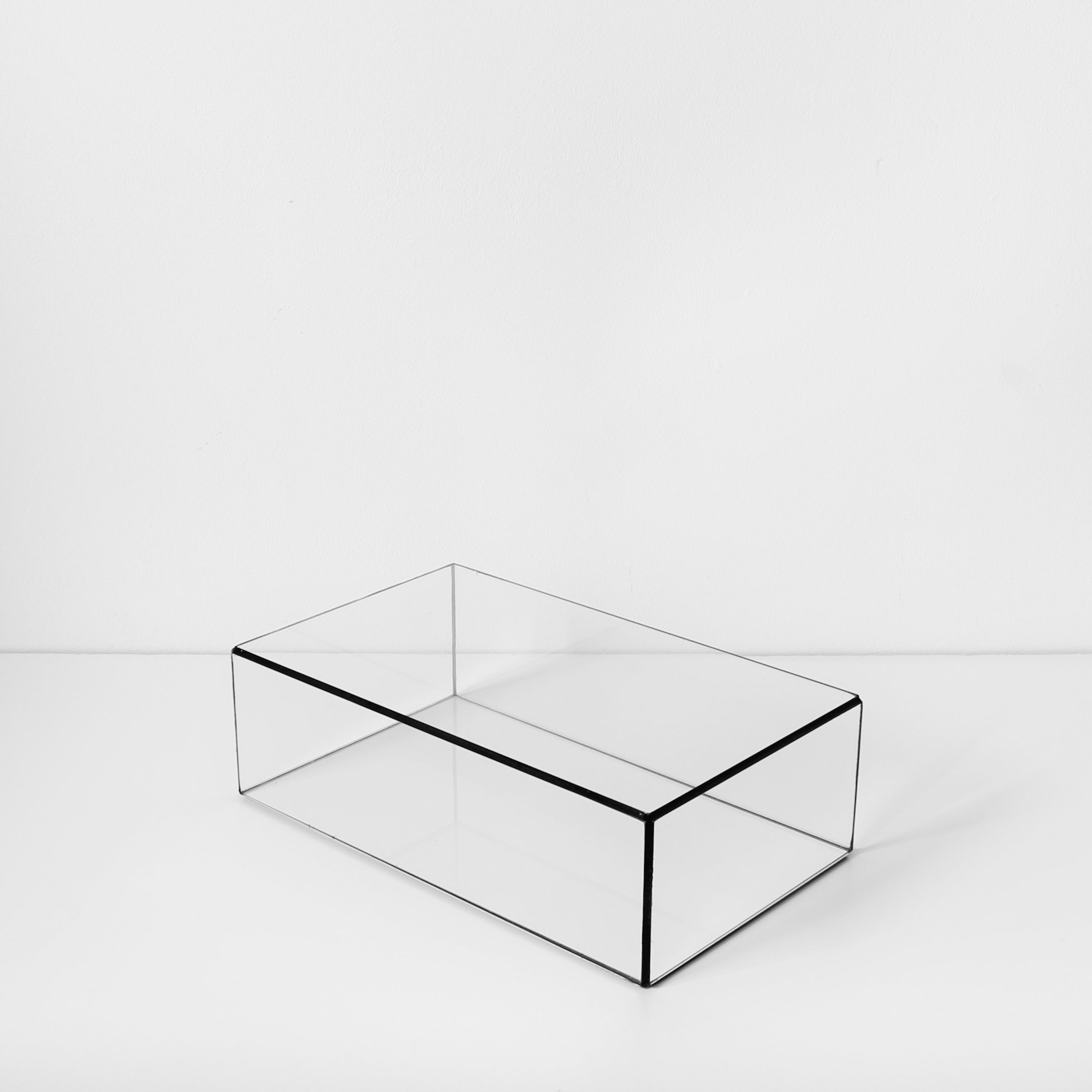 Glasvitrine – Rechteckige Glasvitrine für Schmuck, Sammlerstücke, Fotos & Skulpturen