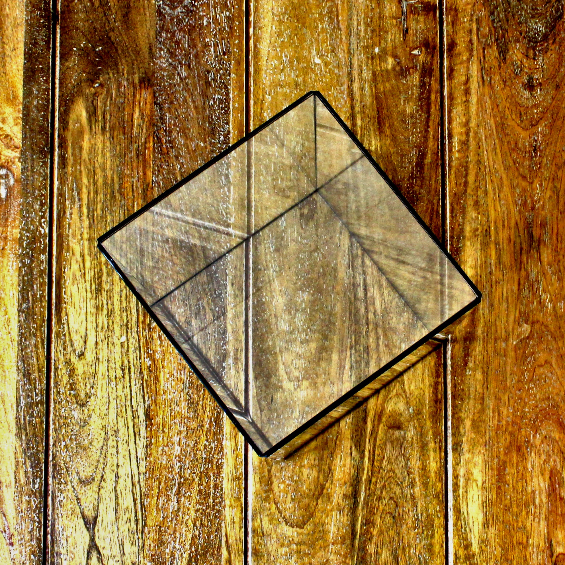 Glass Display Case – Rectangular Glass Showcase for Jewelry, Collectibles, Photos & Sculptures