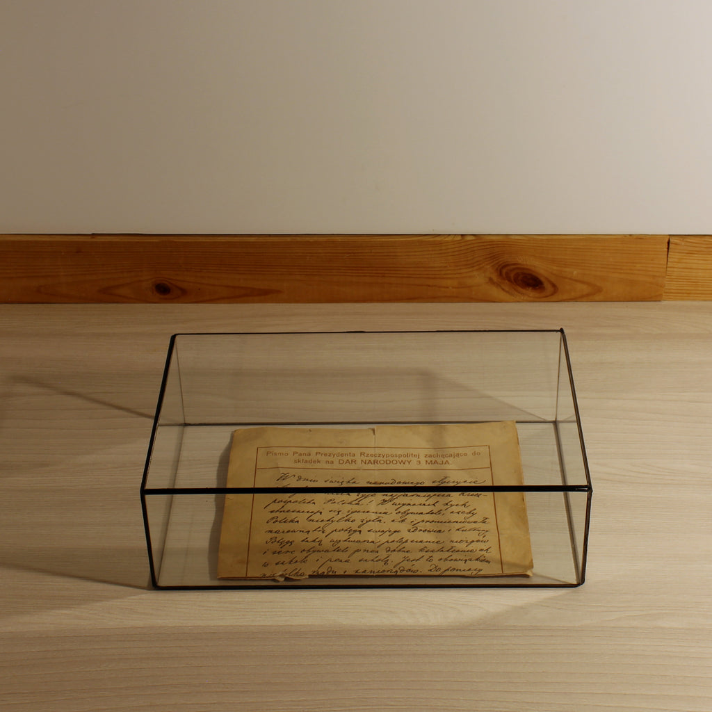 Glasvitrine – Rechteckige Glasvitrine für Schmuck, Sammlerstücke, Fotos & Skulpturen