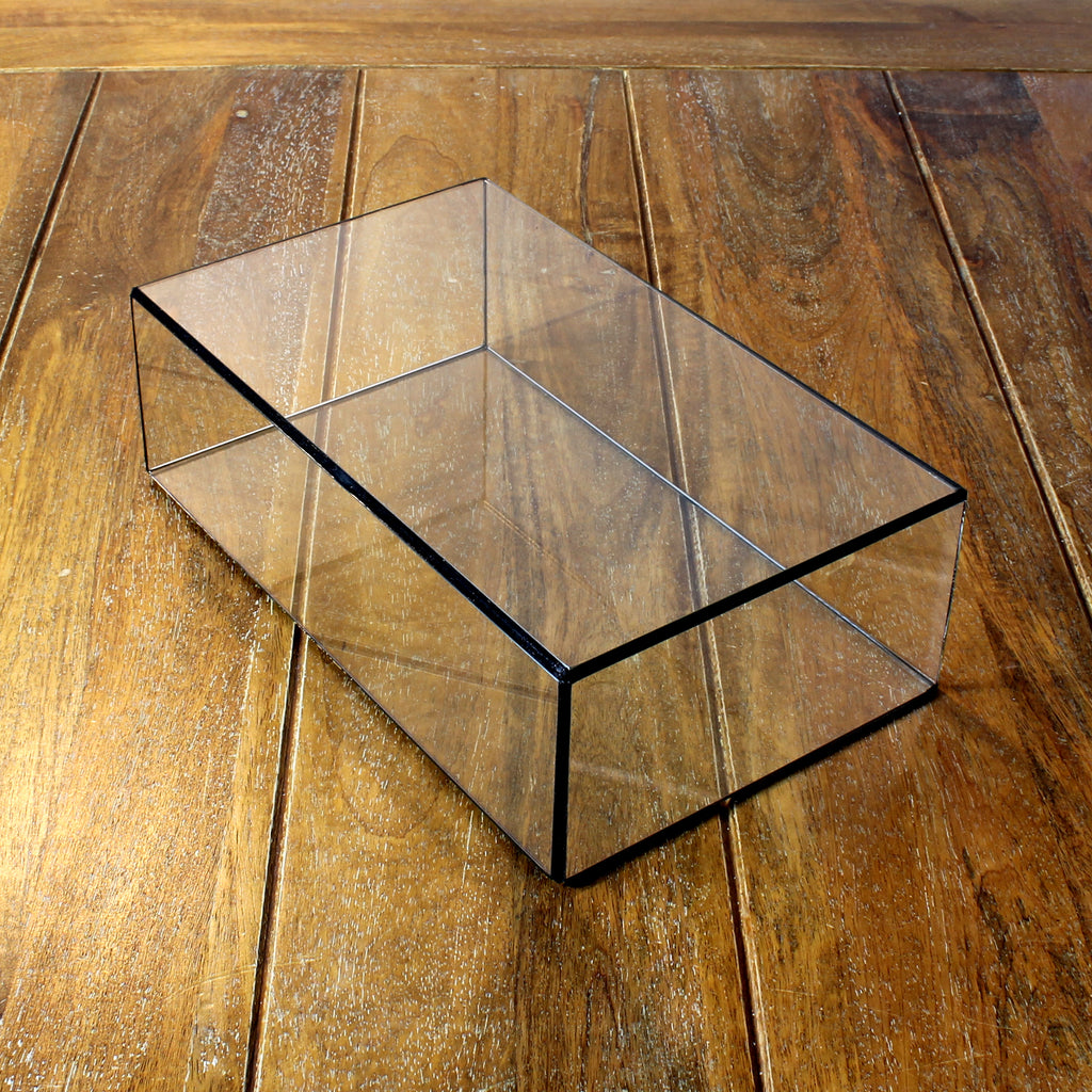 Glasvitrine – Rechteckige Glasvitrine für Schmuck, Sammlerstücke, Fotos & Skulpturen