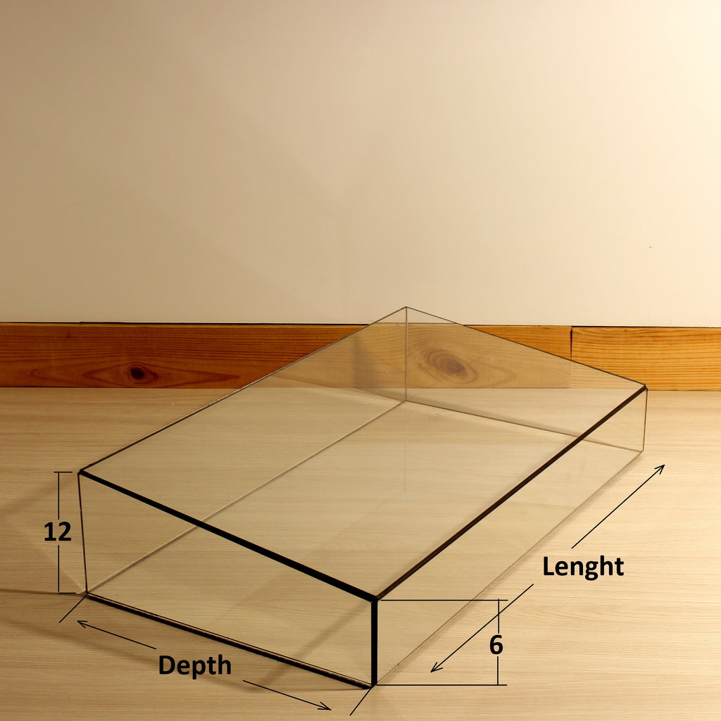 Sloped Glass Display Case – Glass Showcase for Jewelry & Collections