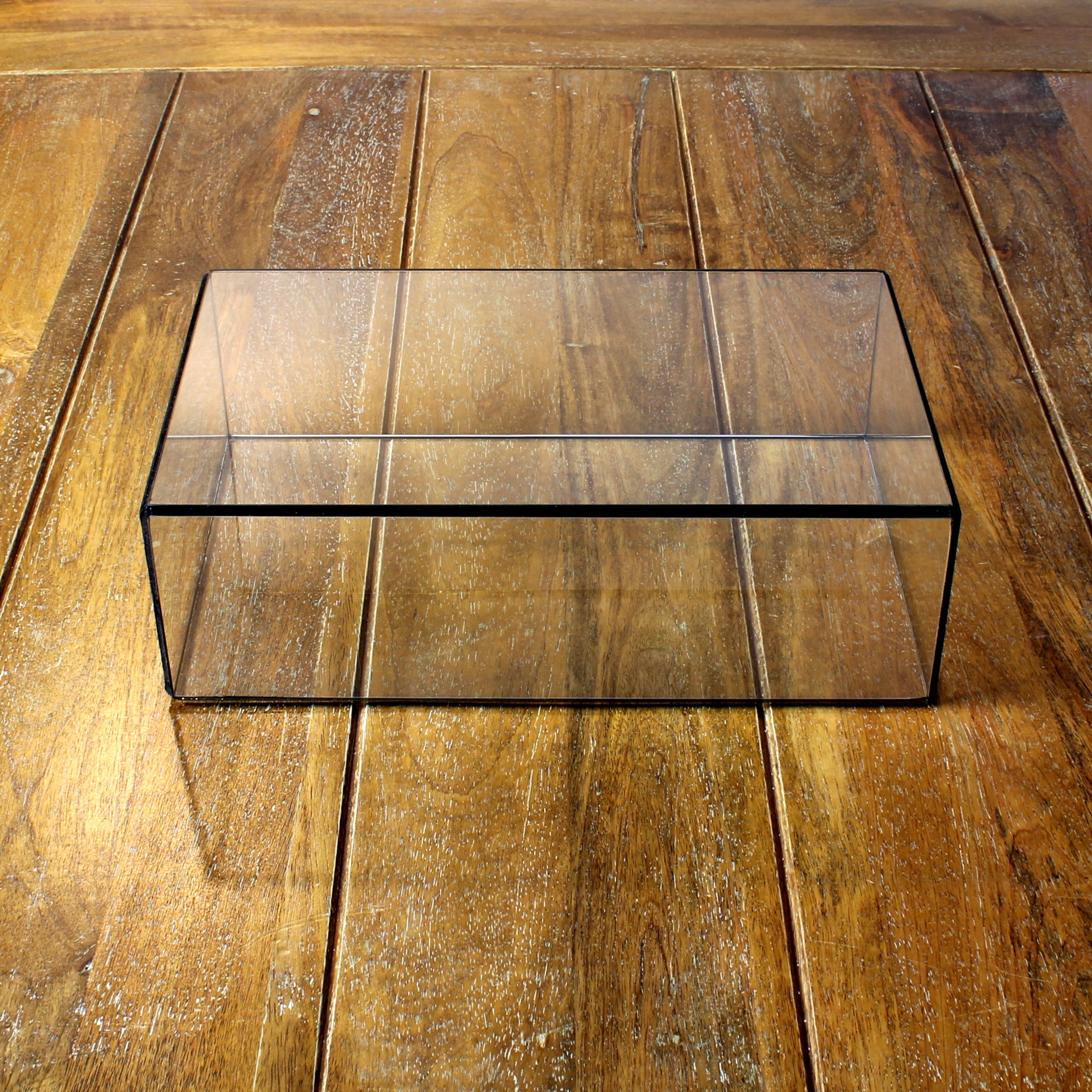 Glasvitrine – Rechteckige Glasvitrine für Schmuck, Sammlerstücke, Fotos & Skulpturen