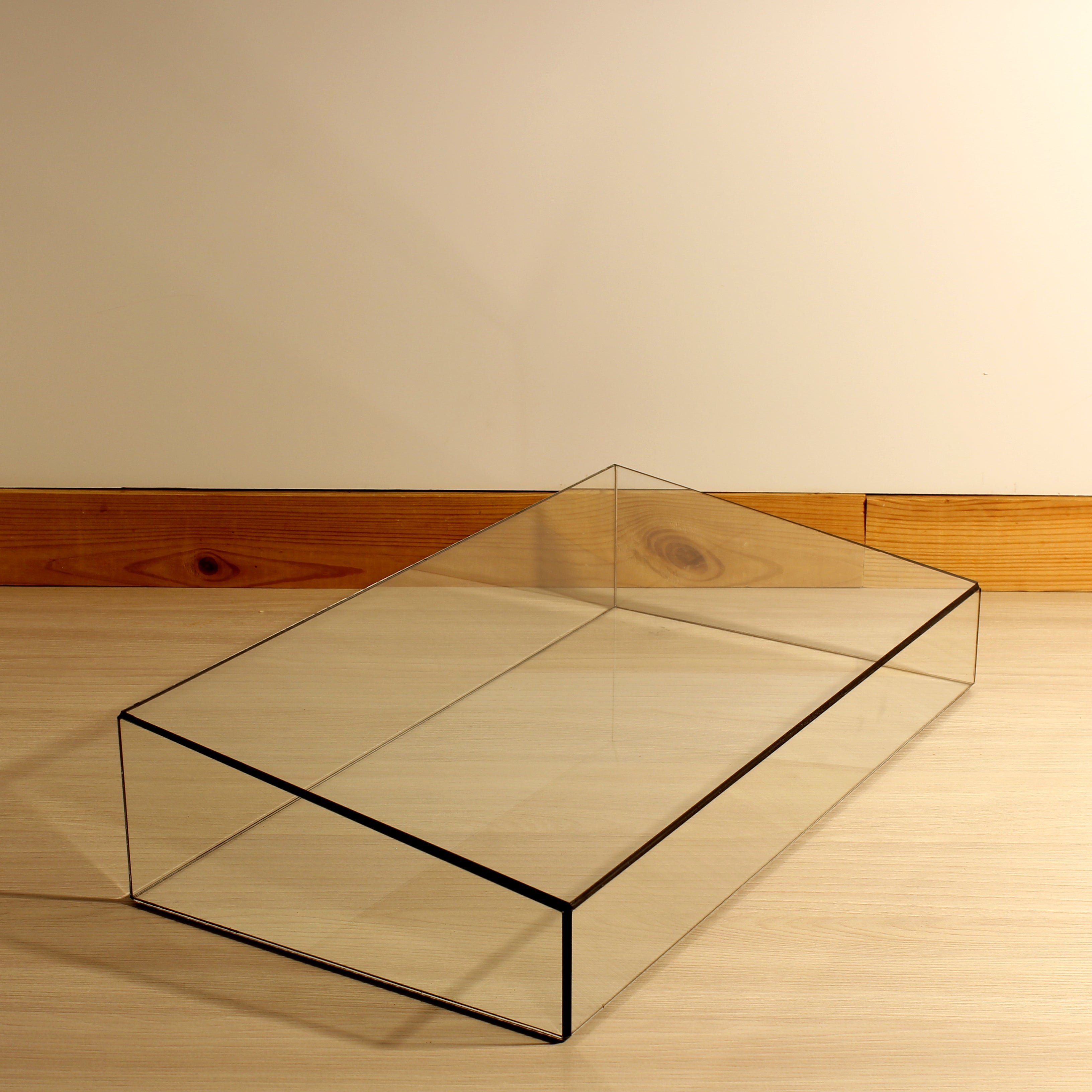 Sloped Glass Display Case – Glass Showcase for Jewelry & Collections