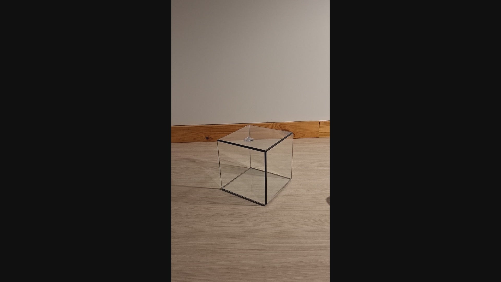 Glass Cube Showcase, Square Glass Display Case, Jewelry Display Box, Photo Box, Sculpture Case, Collectibles Storage, Wedding Decor, Custom Sizes Available