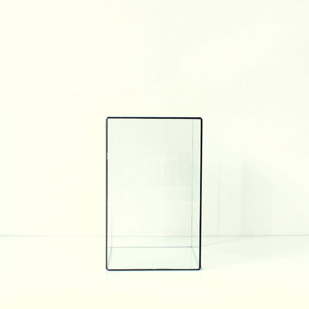 Glass Display Case – Rectangular Glass Showcase for Jewelry, Collectibles, Photos & Sculptures