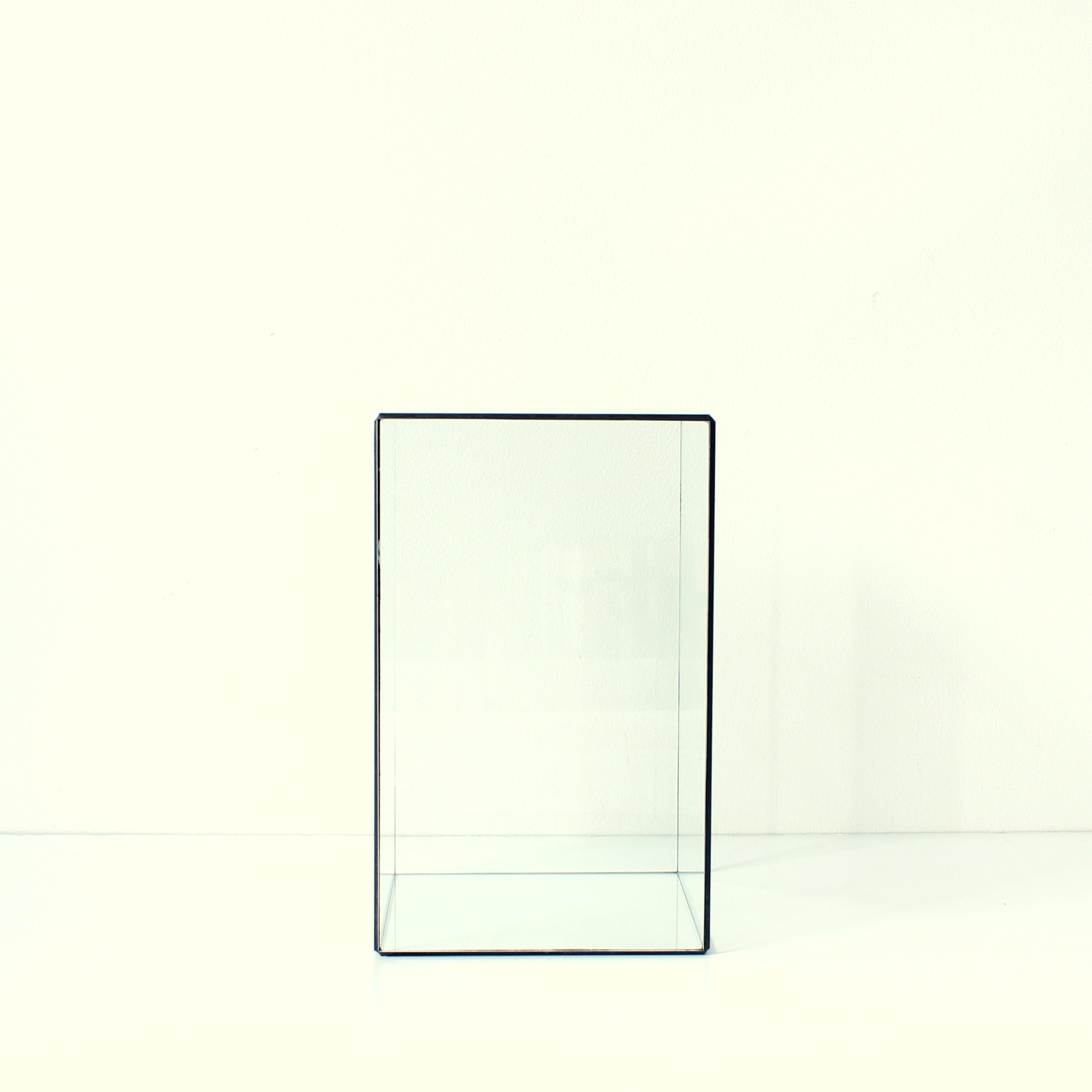Glass Display Case – Rectangular Glass Showcase for Jewelry, Collectibles, Photos & Sculptures