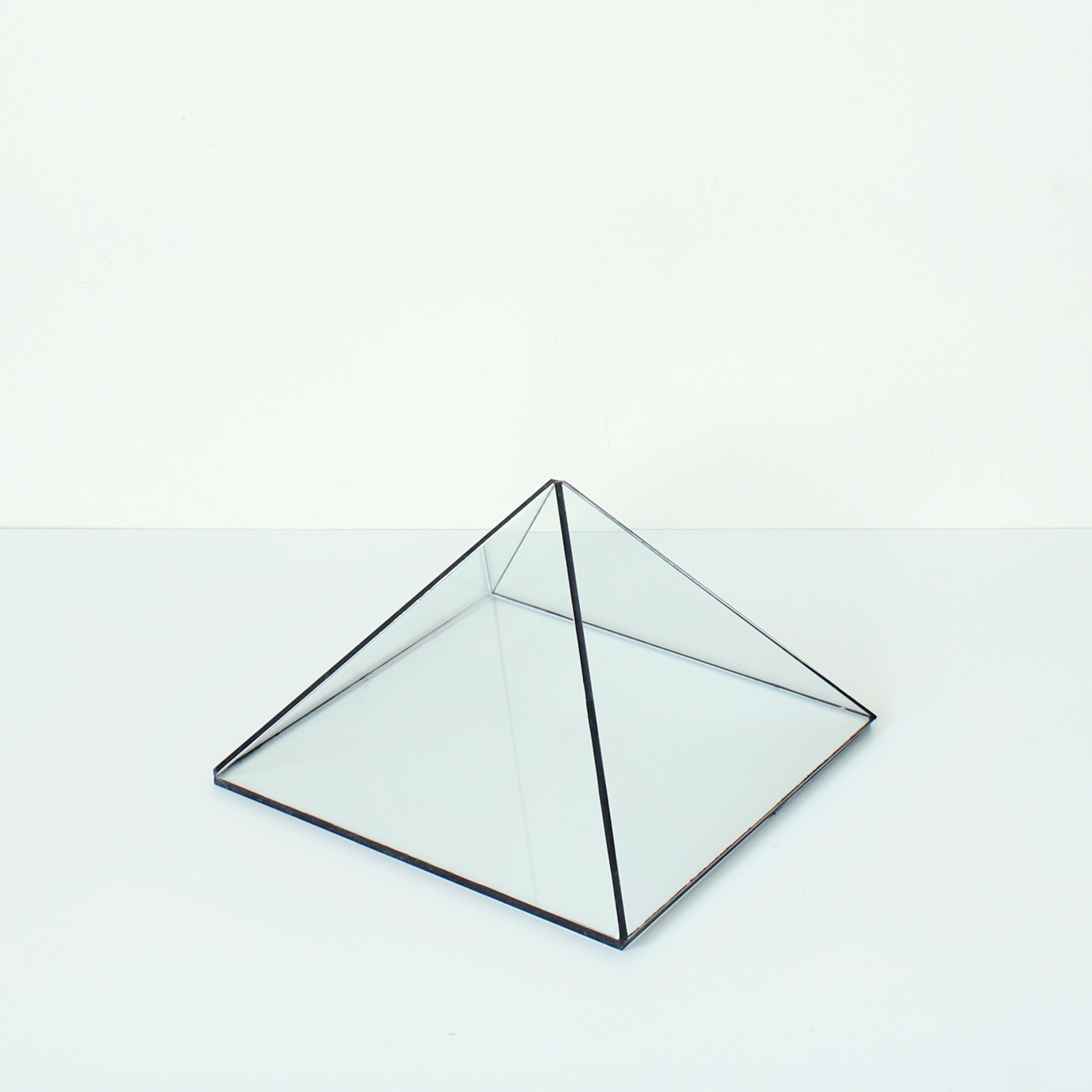 Glass Pyramid Display Case – Crystal & Jewelry Display