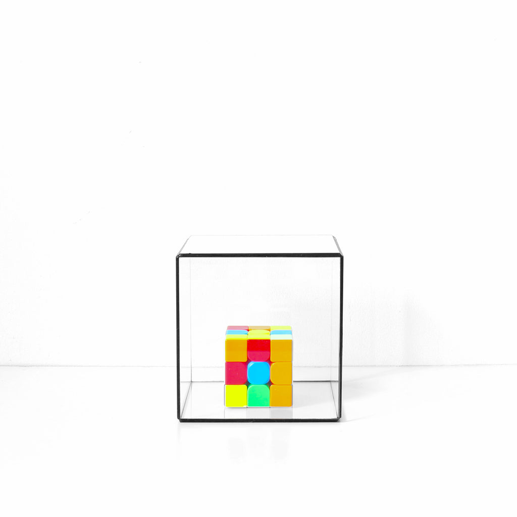 Glass Cube Showcase, Square Glass Display Case, Jewelry Display Box, Photo Box, Sculpture Case, Collectibles Storage, Wedding Decor, Custom Sizes Available