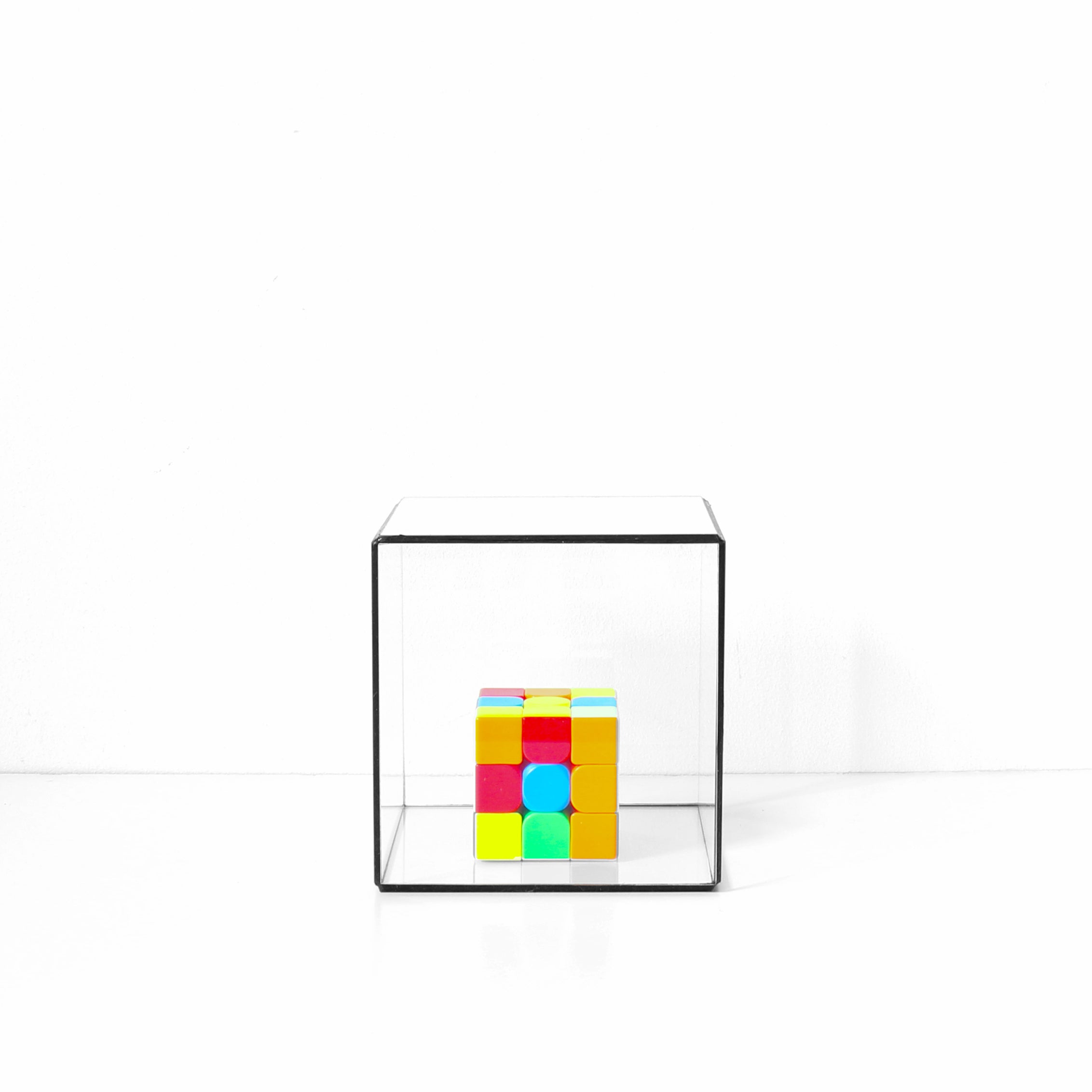 Glass Cube Showcase, Square Glass Display Case, Jewelry Display Box, Photo Box, Sculpture Case, Collectibles Storage, Wedding Decor, Custom Sizes Available