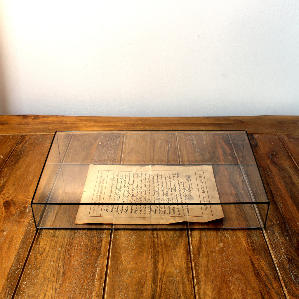 Sloped Glass Display Case – Glass Showcase for Jewelry & Collections