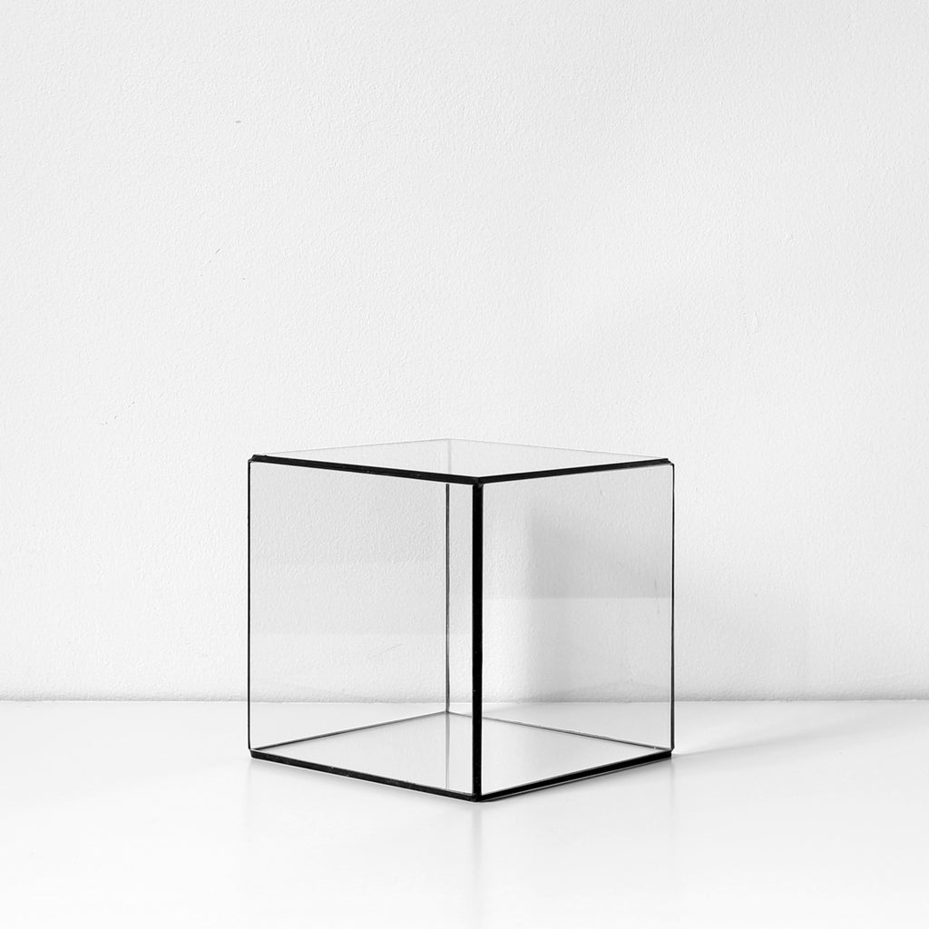 Glass Cube Showcase, Square Glass Display Case, Jewelry Display Box, Photo Box, Sculpture Case, Collectibles Storage, Wedding Decor, Custom Sizes Available