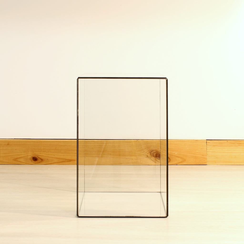 Glass Display Case – Rectangular Glass Showcase for Jewelry, Collectibles, Photos & Sculptures