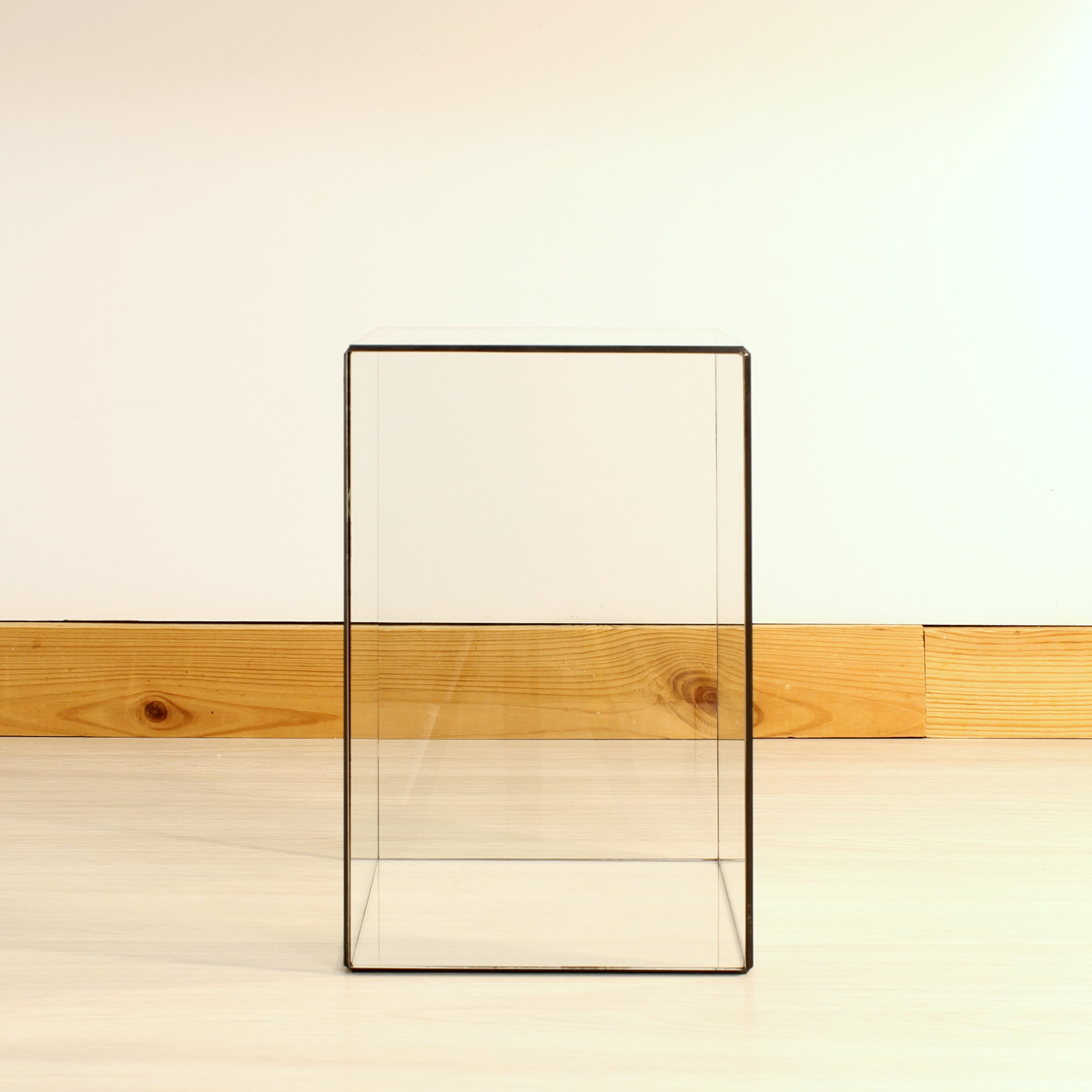 Glass Display Case – Rectangular Glass Showcase for Jewelry, Collectibles, Photos & Sculptures