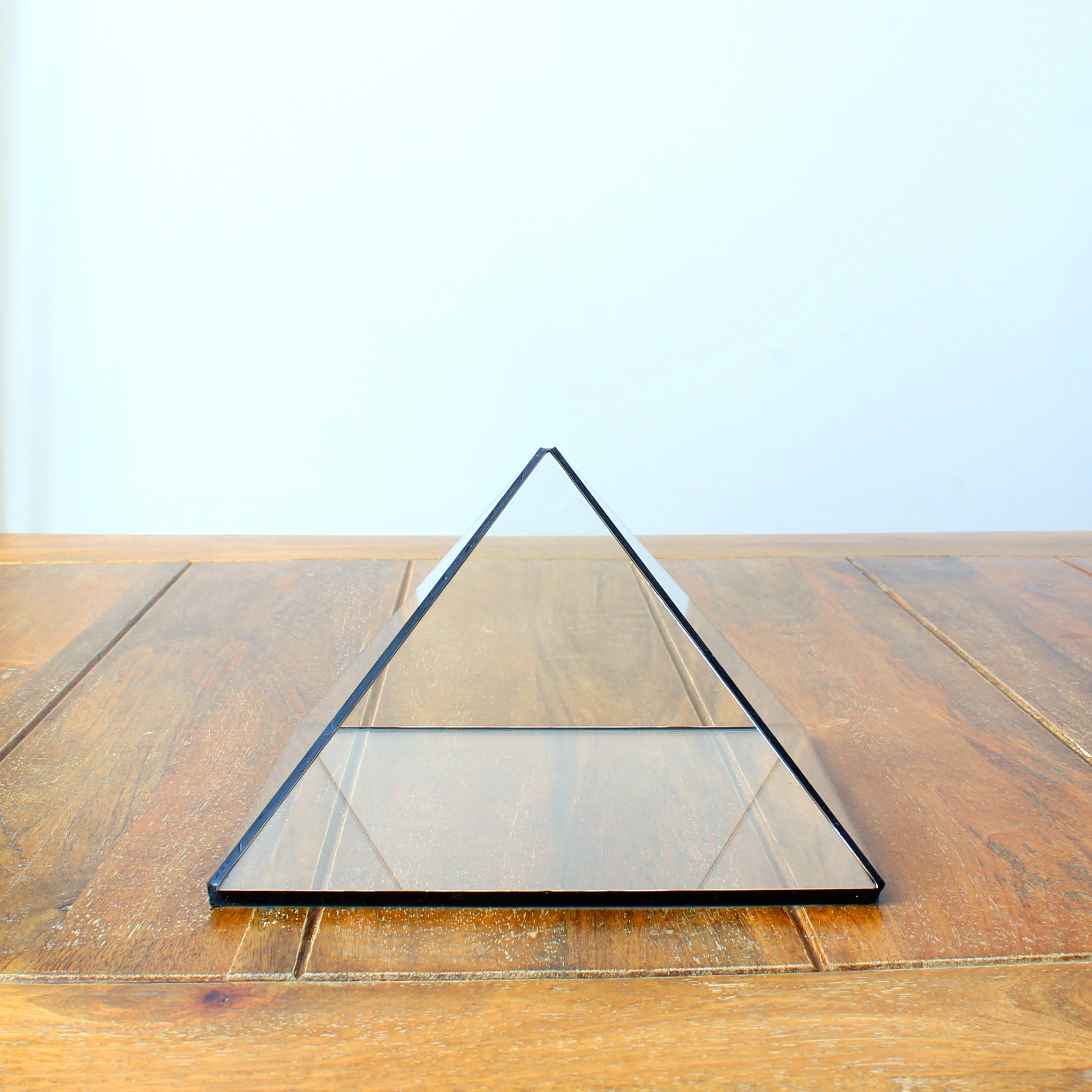 Glass Pyramid Display Case – Crystal & Jewelry Display