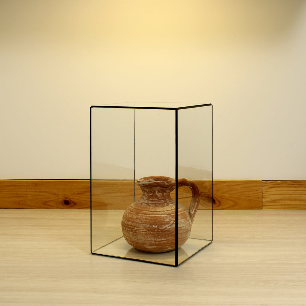 Glass Display Case – Rectangular Glass Showcase for Jewelry, Collectibles, Photos & Sculptures